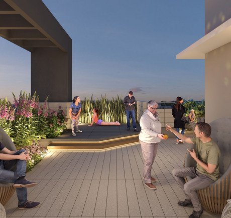 Rustomjee Erika - Yoga Deck with Chit Chat Corner