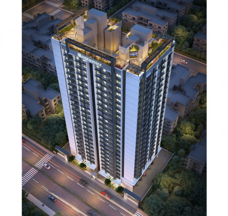 Rustomjee Erika - Night Top View